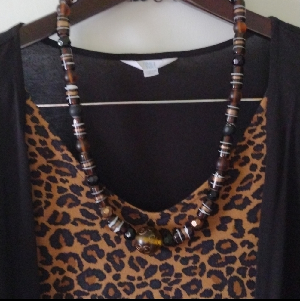 Authentic African Handmade Glass Bead Necklace